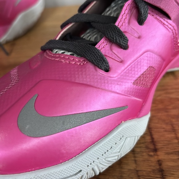 Nike LeBron Zoom Solider VII PINKEFIRE Youth High-Tops size 7 - Picture 7 of 11